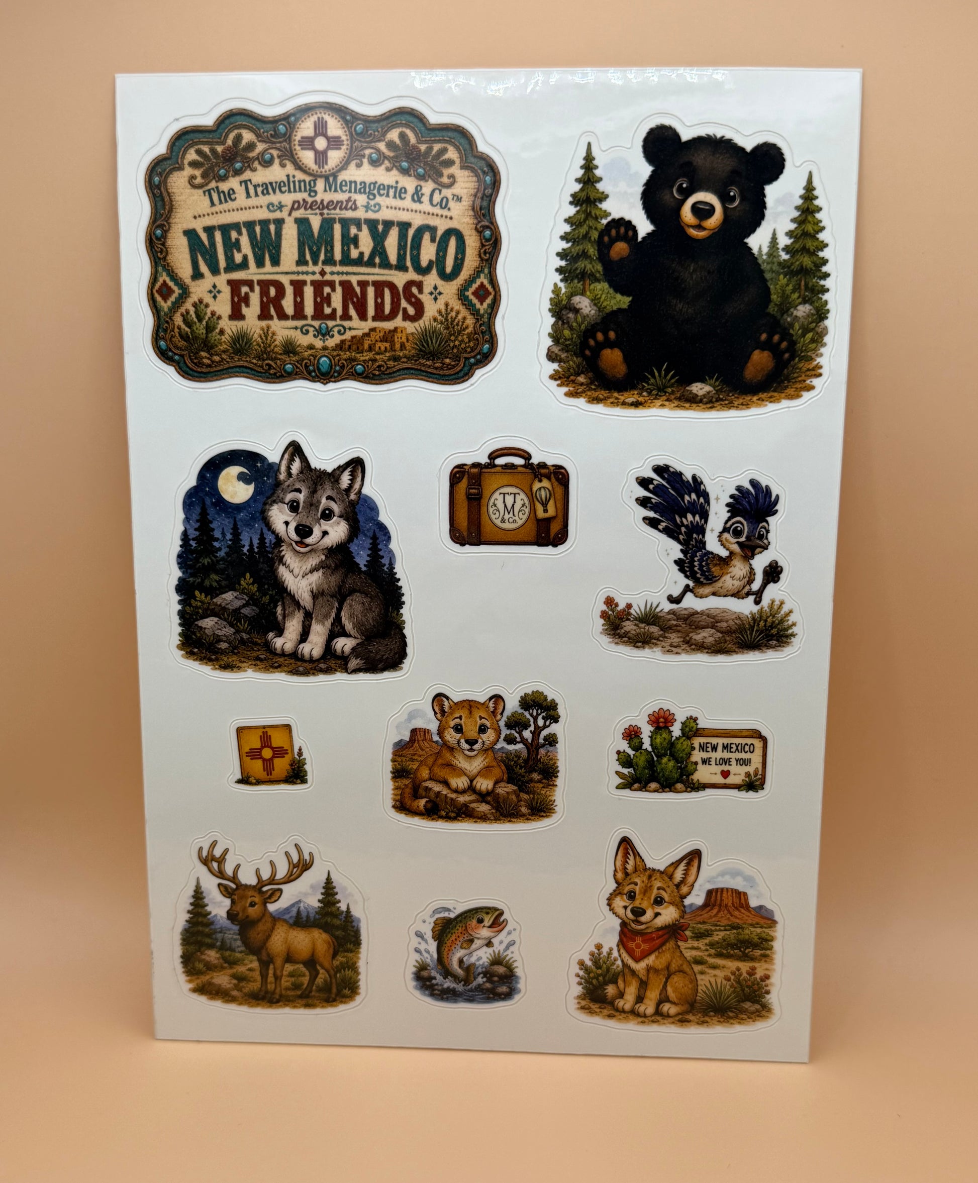 New Mexico Friends Sticker Sheet