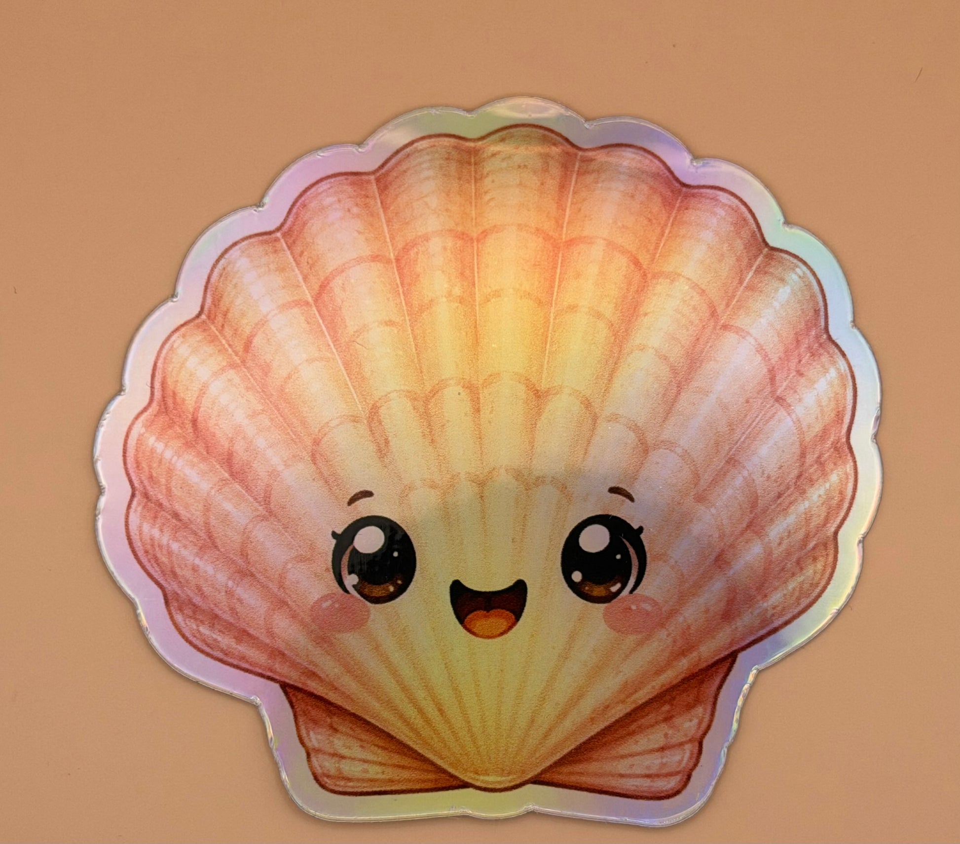 Holographic Shell Sticker