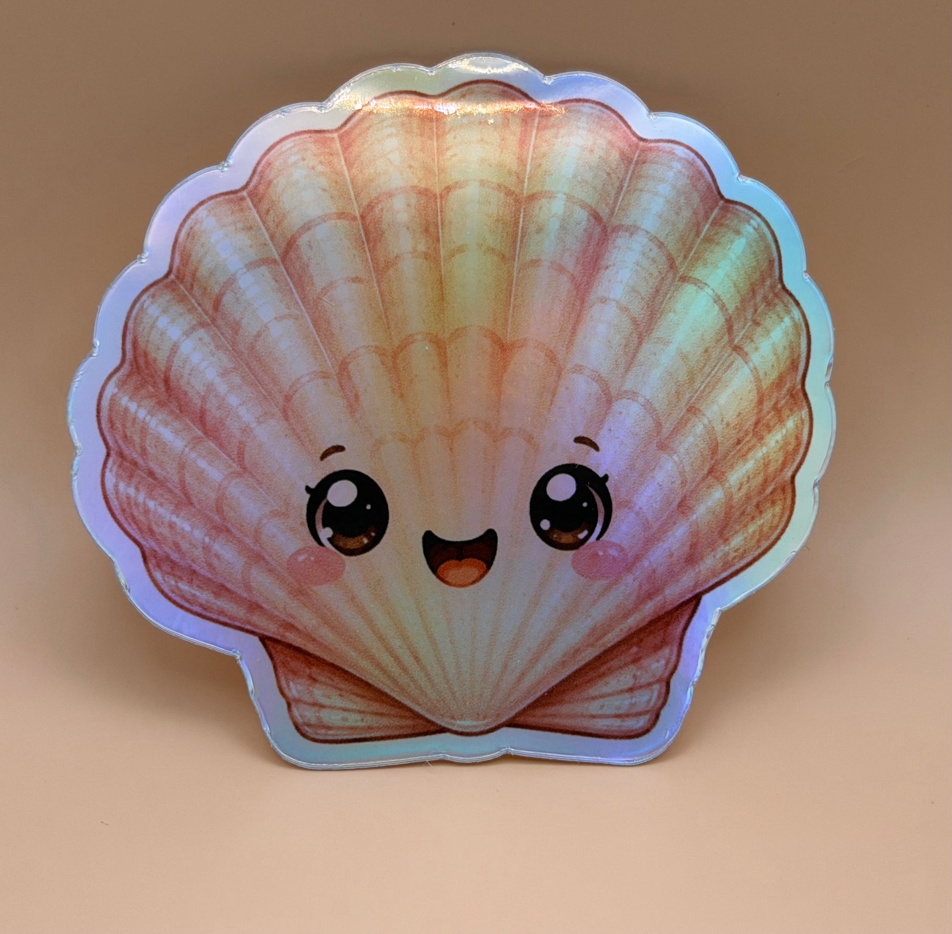 Holographic Shell Sticker
