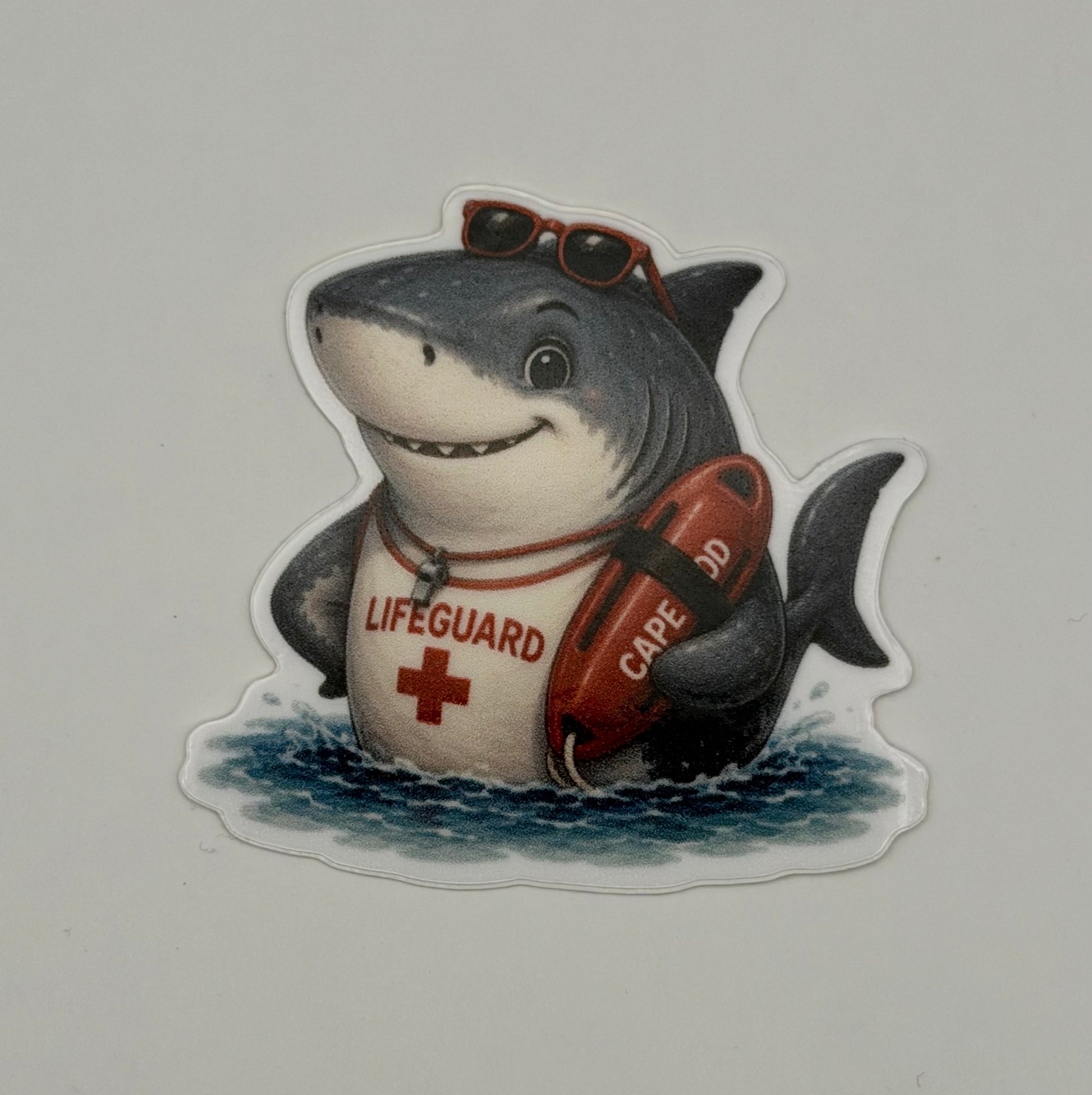 Shark Lifeguard Sticker