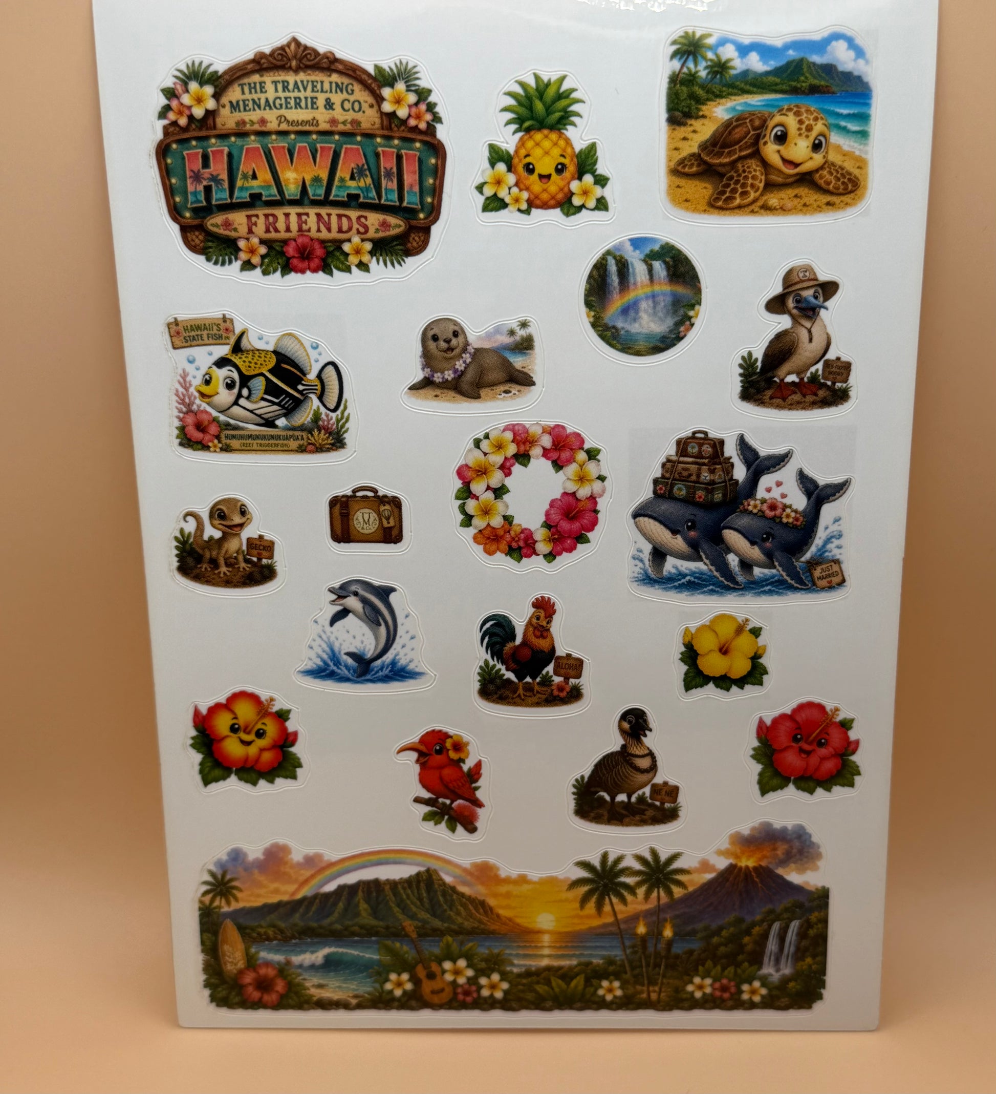 Hawaii Friends Sticker Sheet