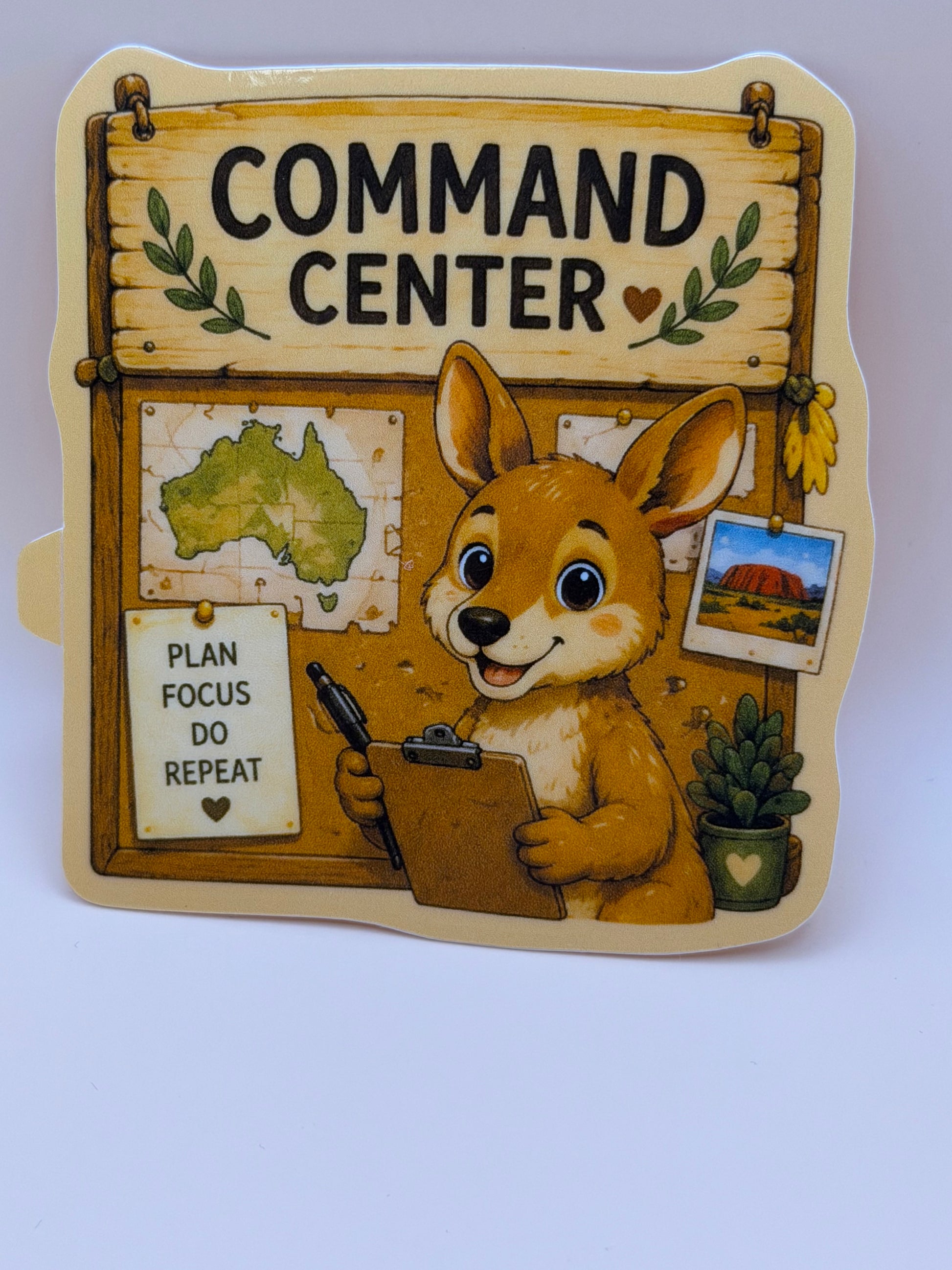 Kangaroo Command Center sticker