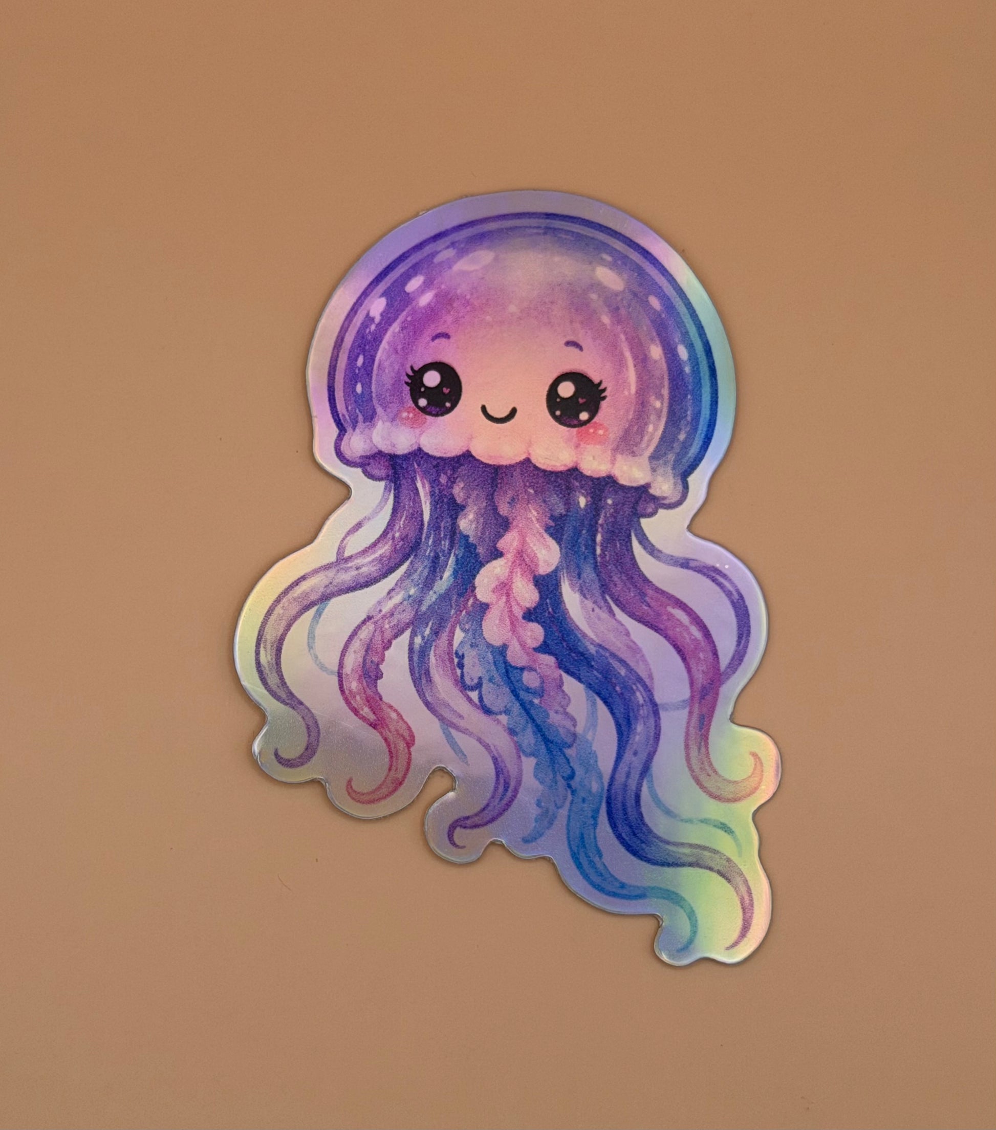 Jellyfish Sticker | Holographic (Female) | Monterey Peninsula Friends
