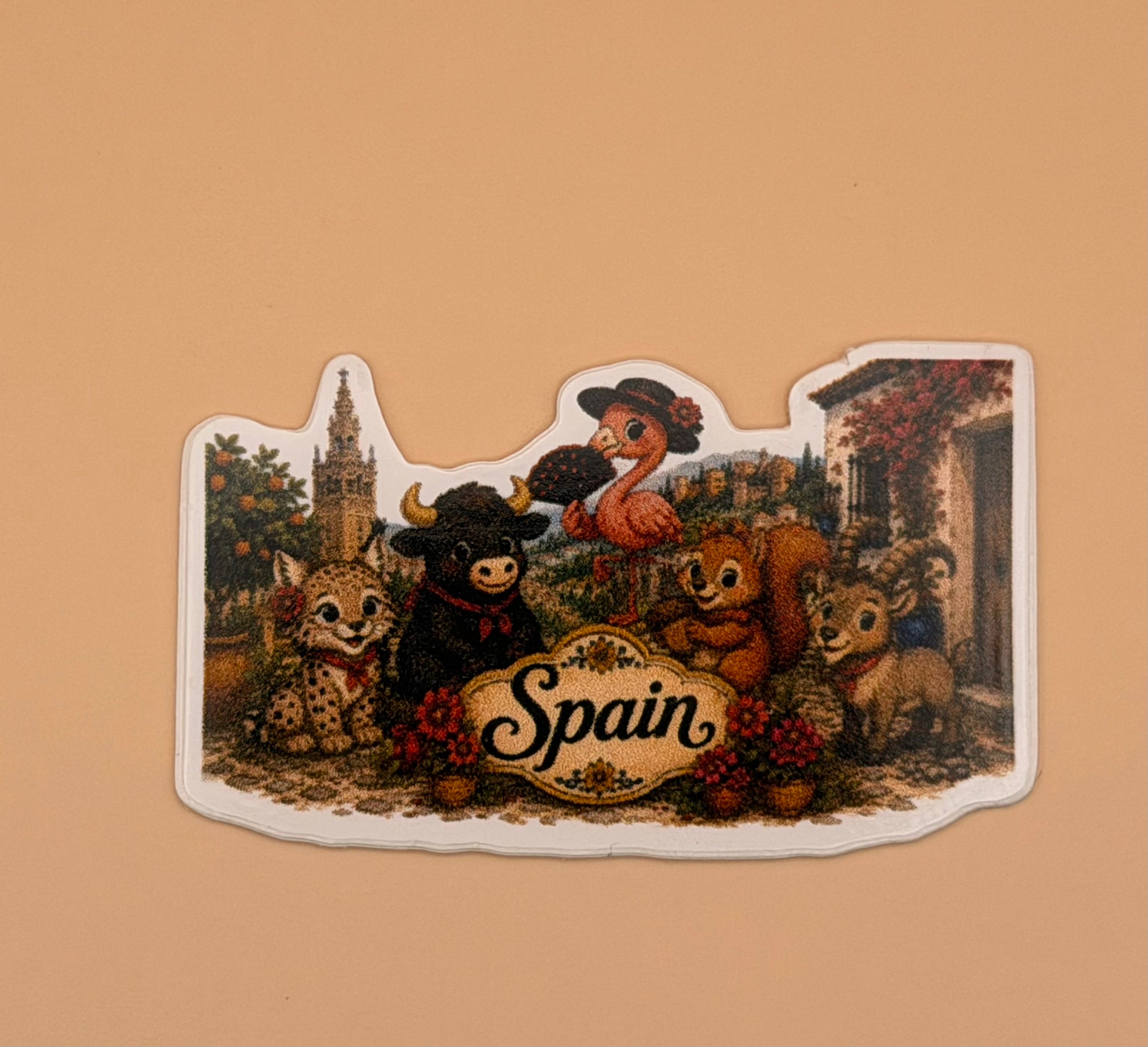 Spain Friends Die Cut Small