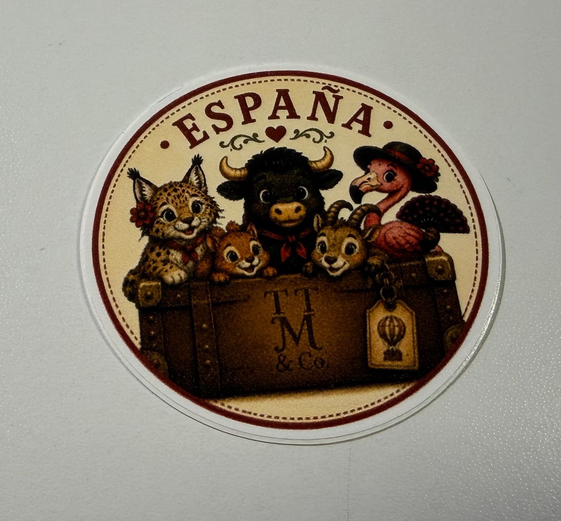 España Spain Medallion Sticker | Small