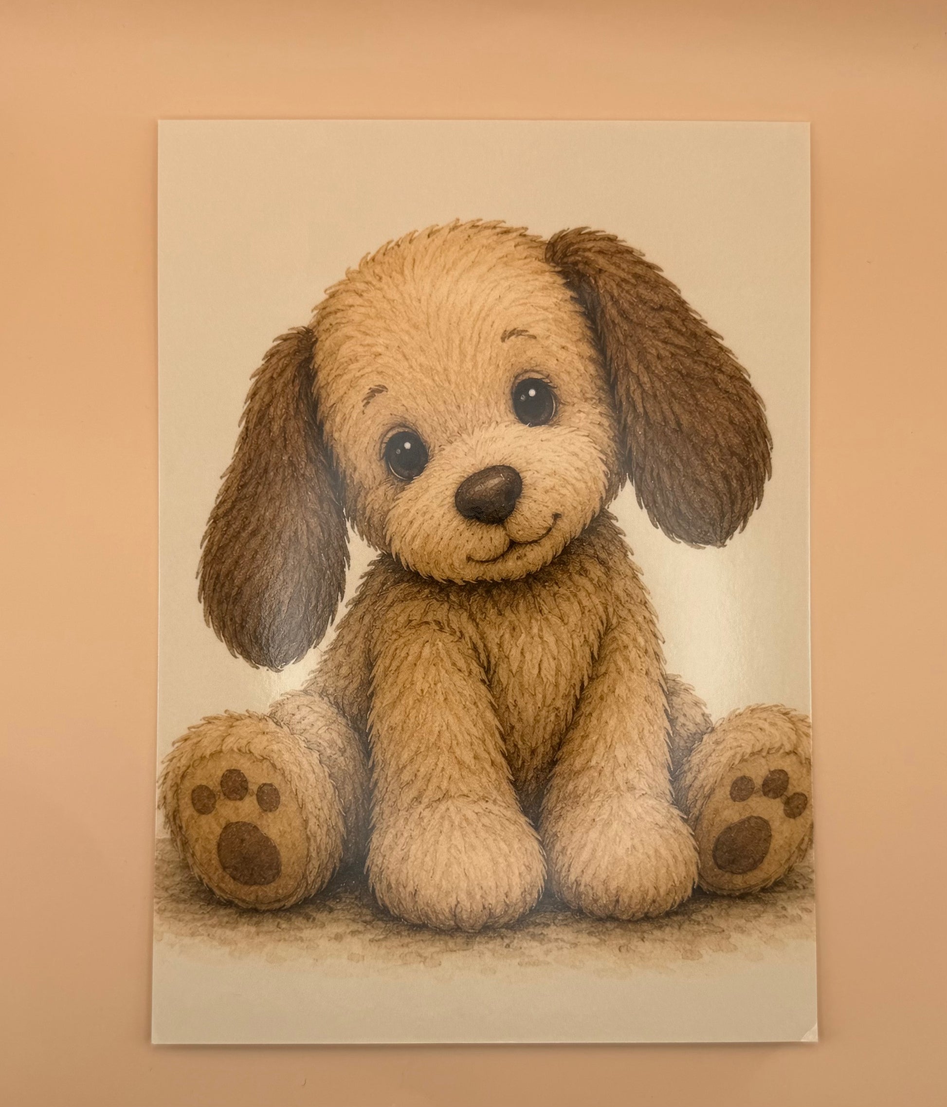 Sniffles the Puppy Mascot Post Card