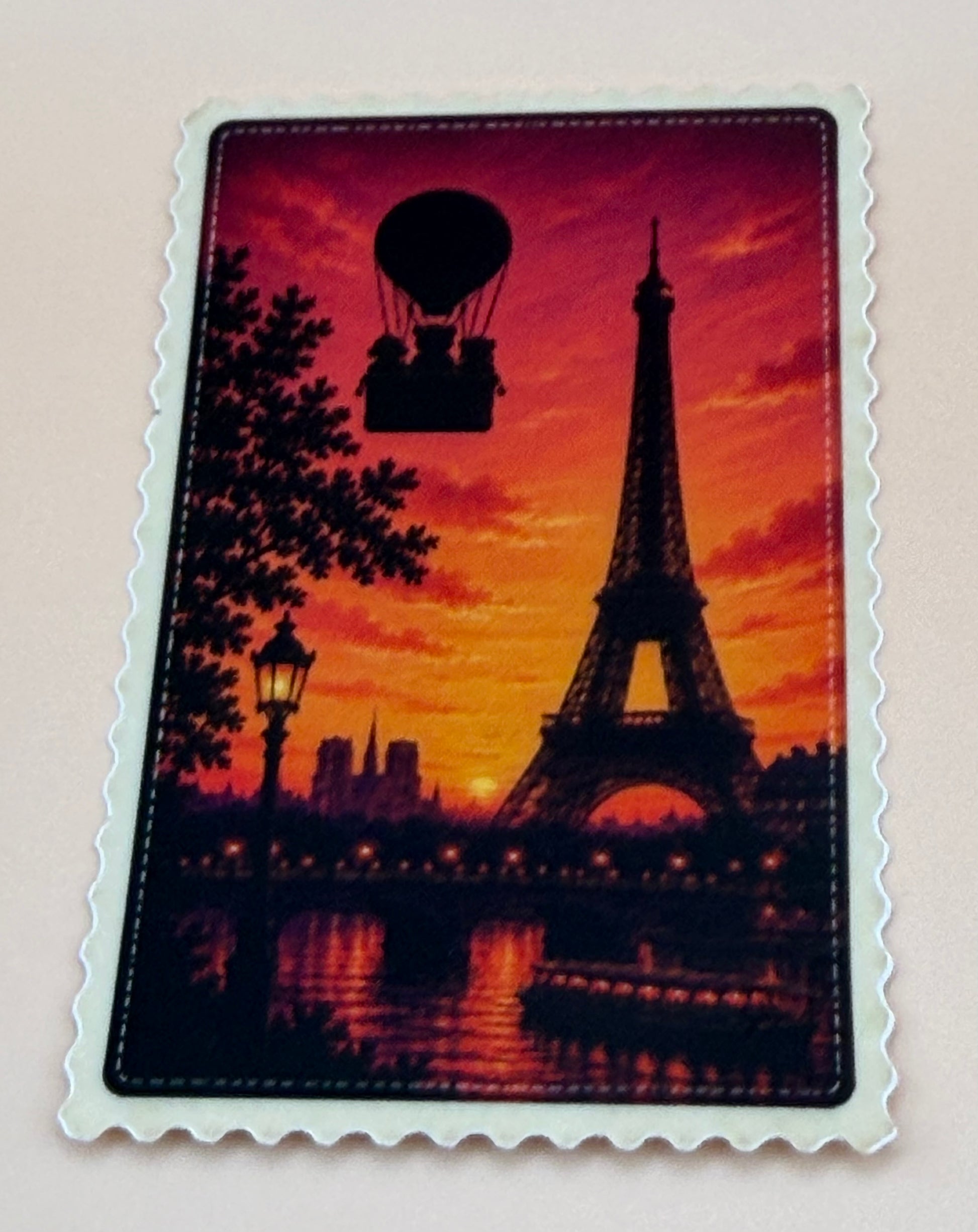 Paris Silhouette Menagerie Stamp Sticker 2nd Edition