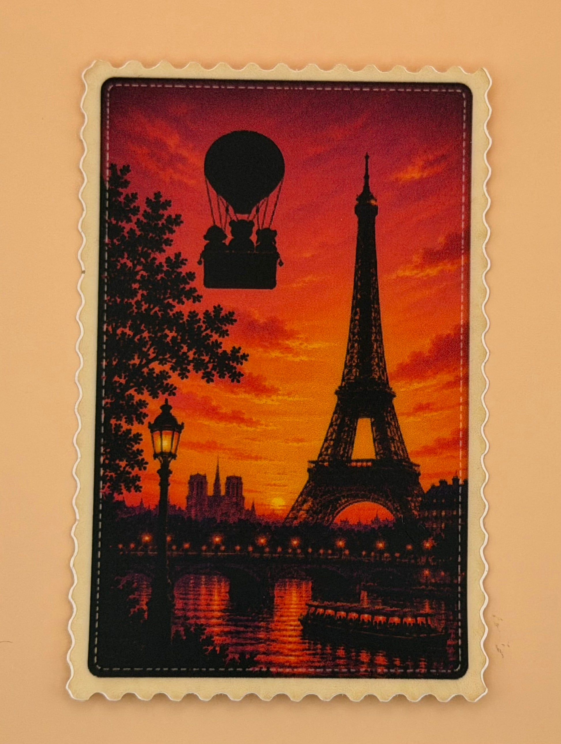 Paris Silhouette Menagerie Stamp Sticker 2nd Edition