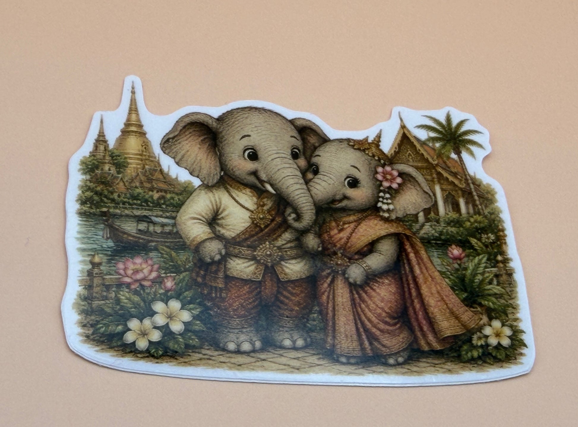 Thailand Elephant Couple