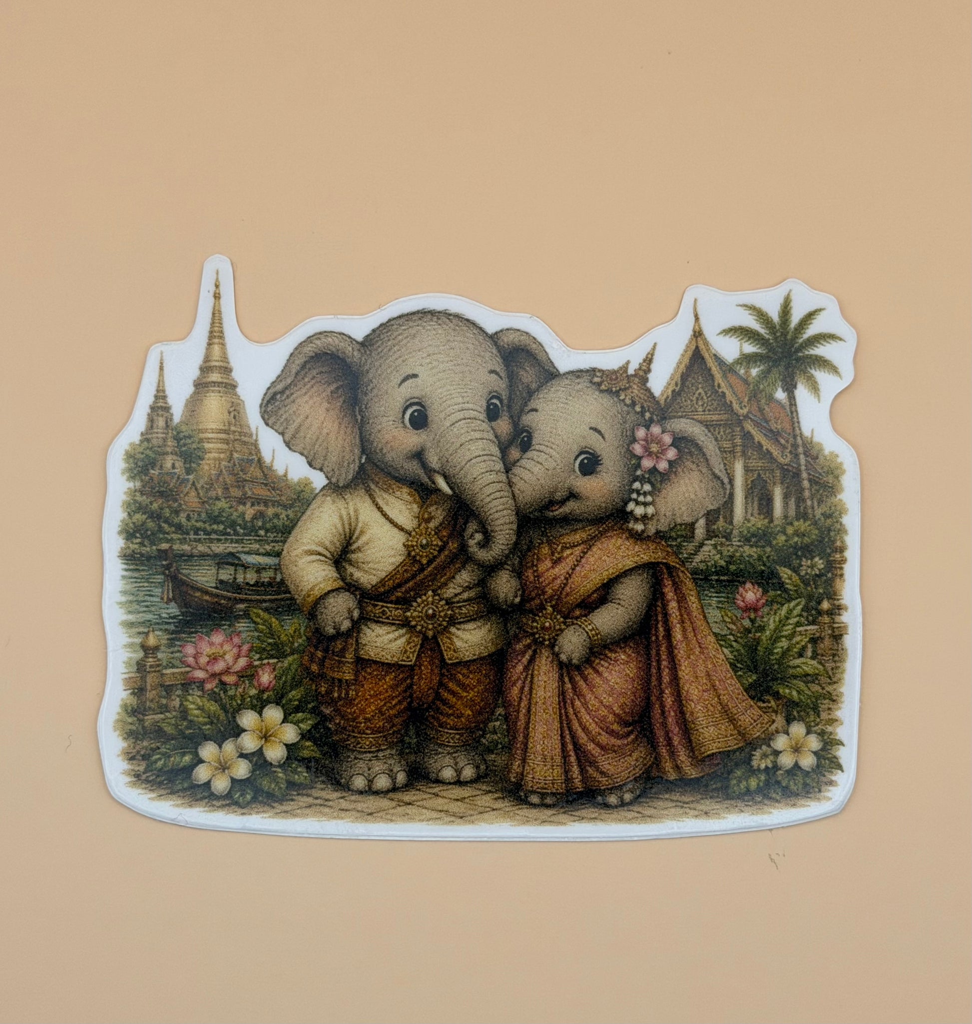 Thailand Elephant Couple
