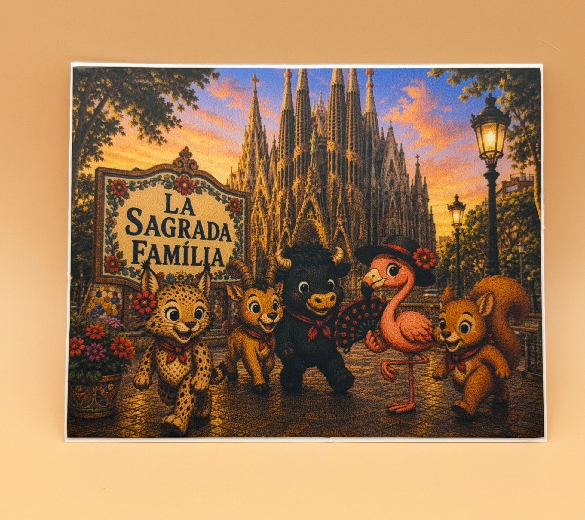 La Sagrada Família Sticker Scene