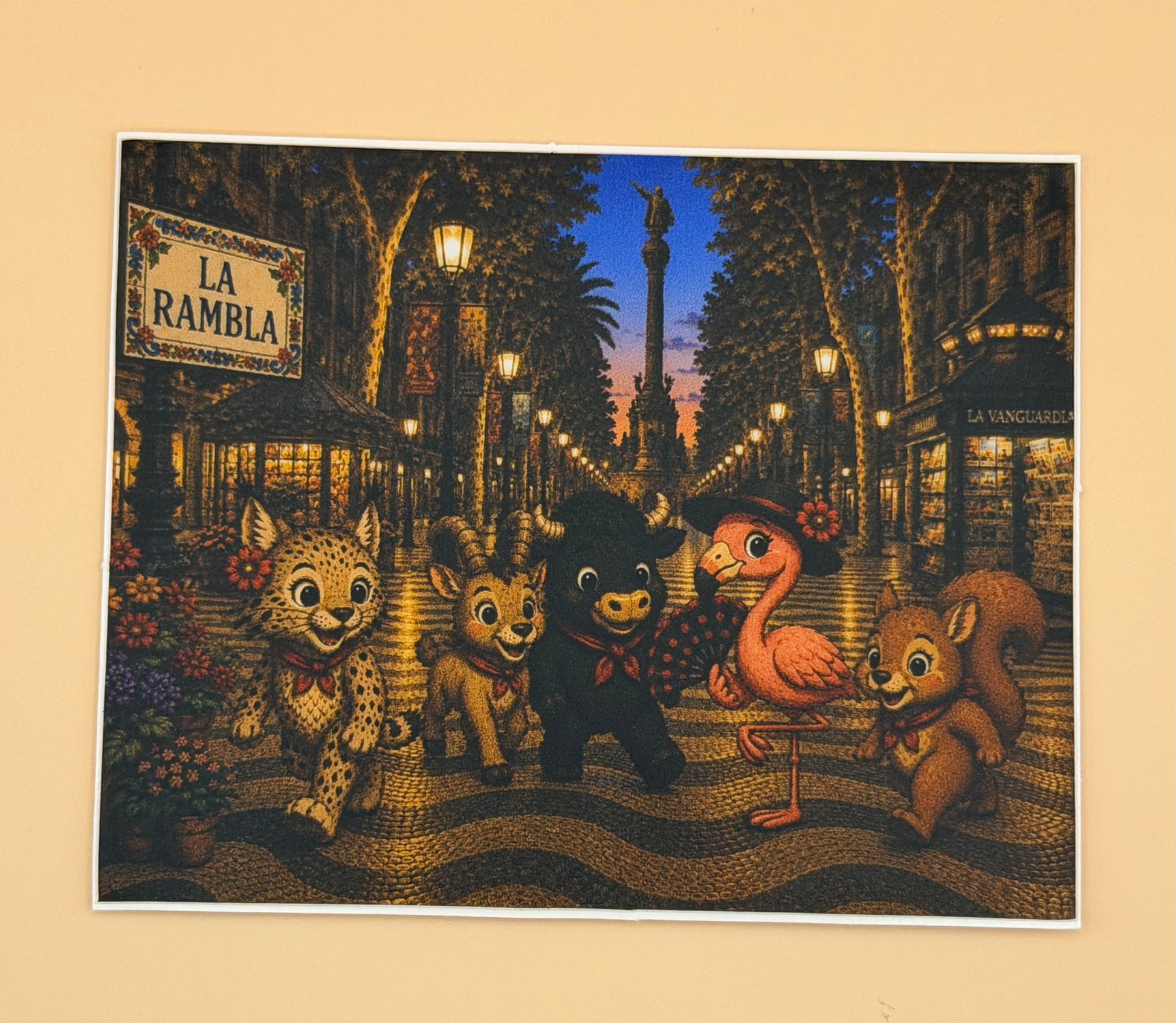 La Rambla Sticker Scene