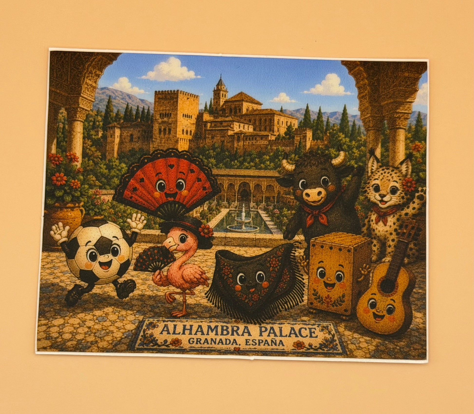 Alhambra Palace Sticker Scene