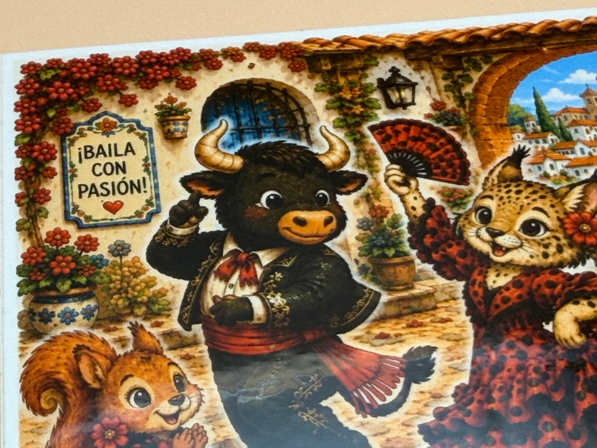 Flamenco Friends Sticker Scene
