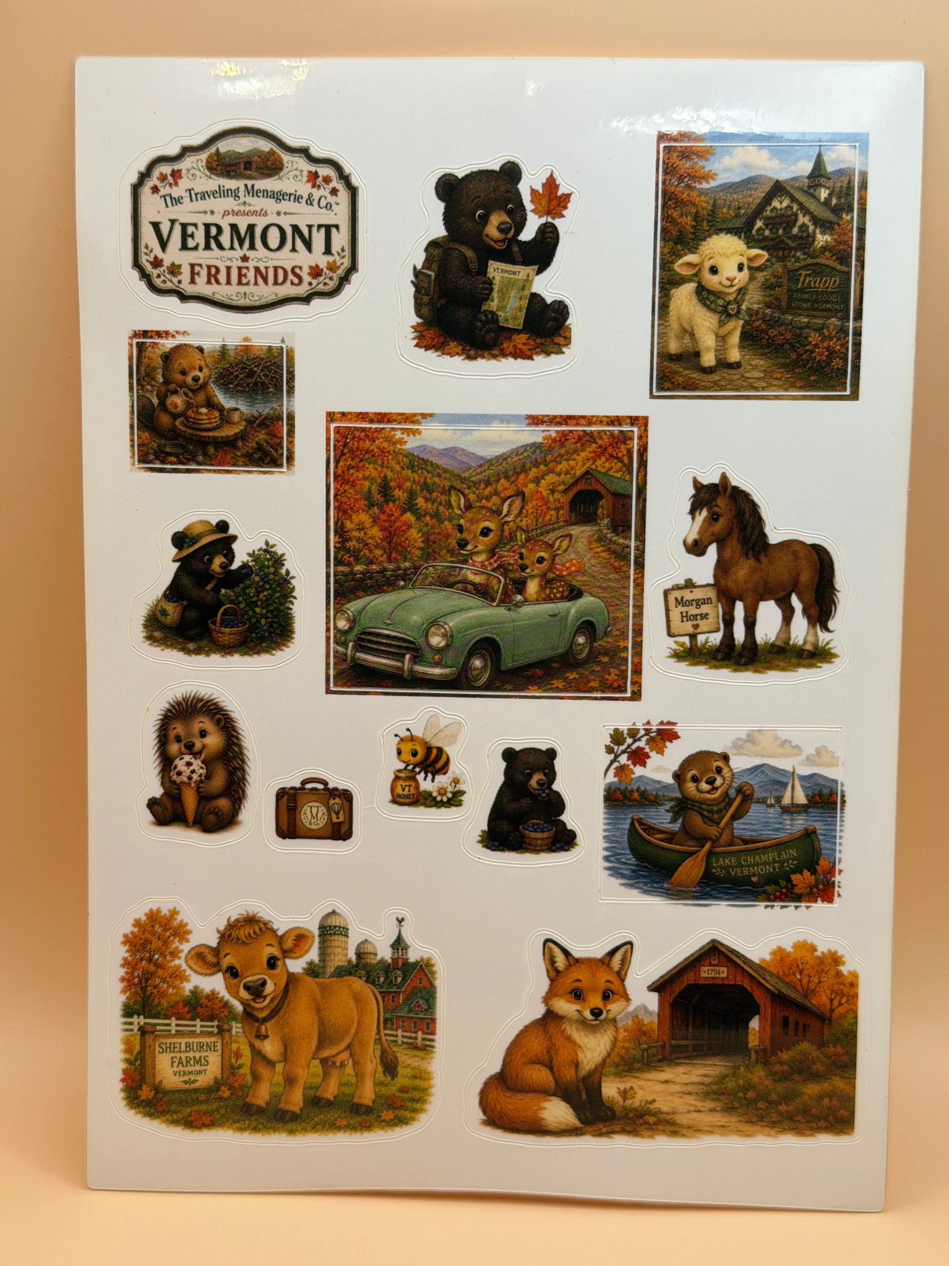 Vermont Friends Sticker Sheet